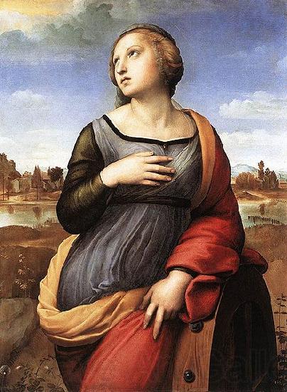 RAFFAELLO Sanzio St Catherine of Alexandria France oil painting art